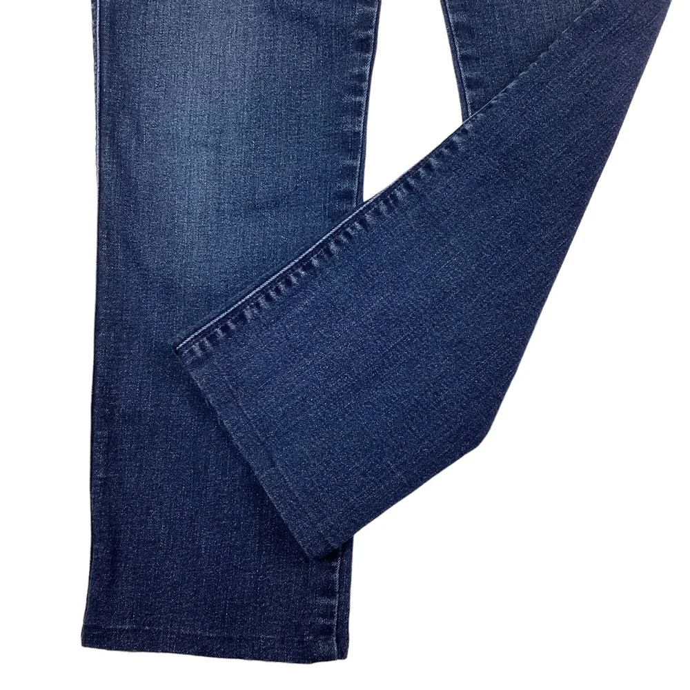 7 For All Mankind Kimmie Straight Leg Jeans Like New Cropped - Picture 6 of 9